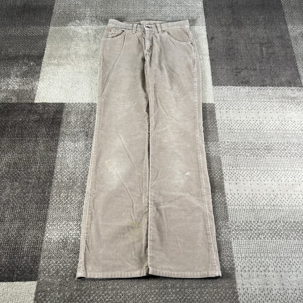 Vintage Levi's 917 Boot Cut Women's Size 7 JR Brown Corduroy Painters‎